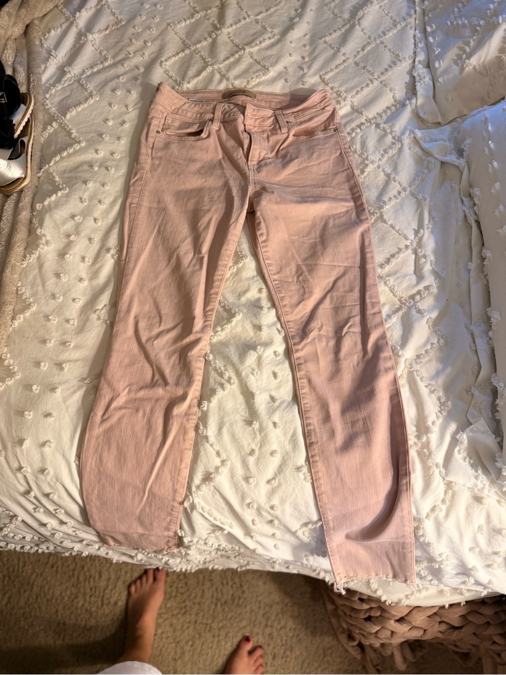 Women's Pink Slim Jeans